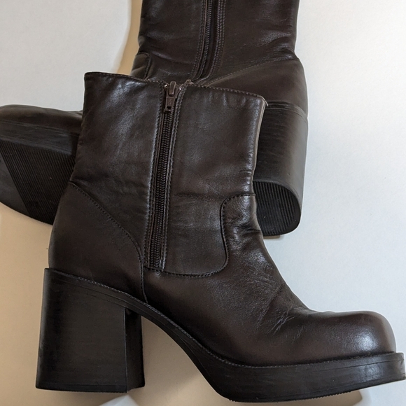 American Eagle Outfitters Dark Brown Ankle Boots - Picture 5 of 9